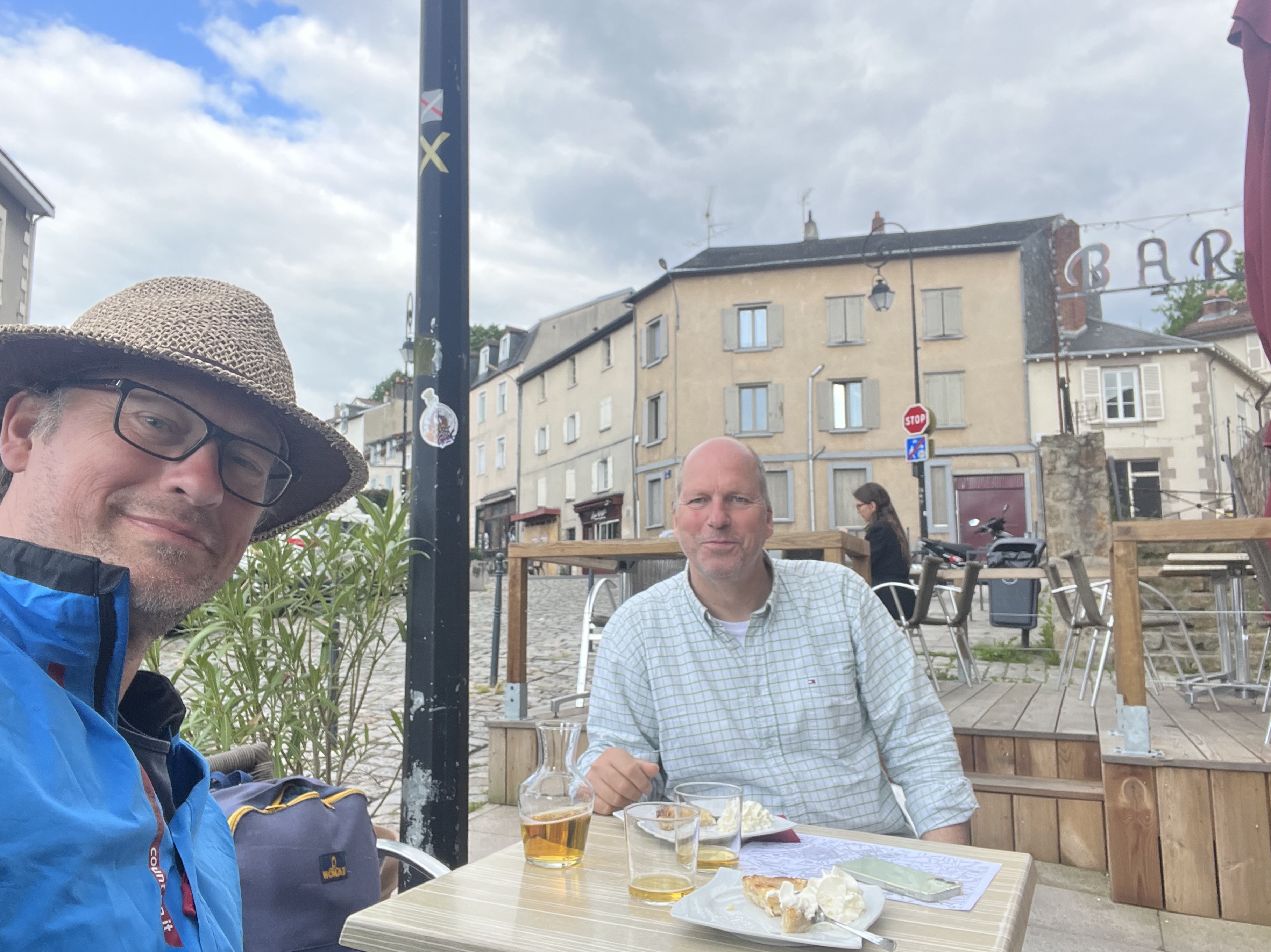 Tussenstop in bar Saint-Jacquues in Limoges
